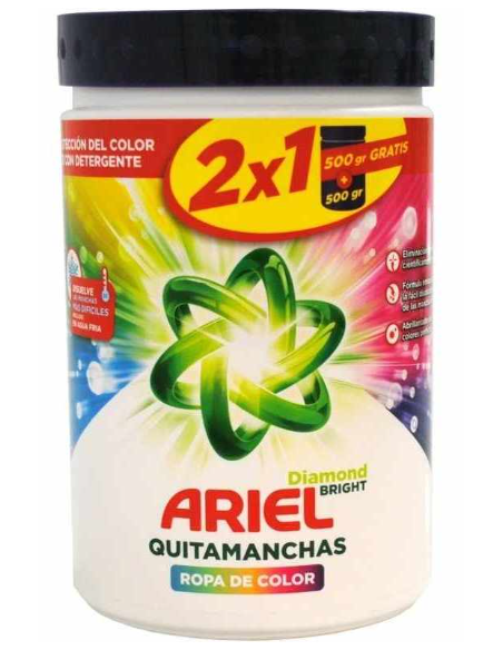 ARIEL QUITAMANCHAS DIAMOND POLVO COLOR 2X1 1KG