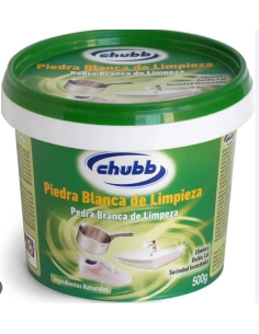 CHUBB PIEDRA BLANCA LIMPIEZA 500GR