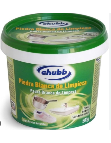 CHUBB PIEDRA BLANCA LIMPIEZA 500GR