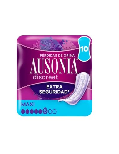 AUSONIA DISCREET COMPRESA MAXI 10U