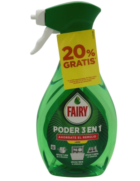 FAIRY PODER 3 EN 1 SPRAY LIMON 500ML