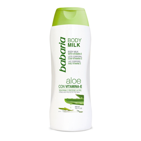 Body Milk Aloe Vera + Vitamina E 500ml