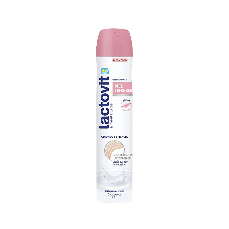 Desodorante Spray Piel Sensible 48H 200ml Lactovit