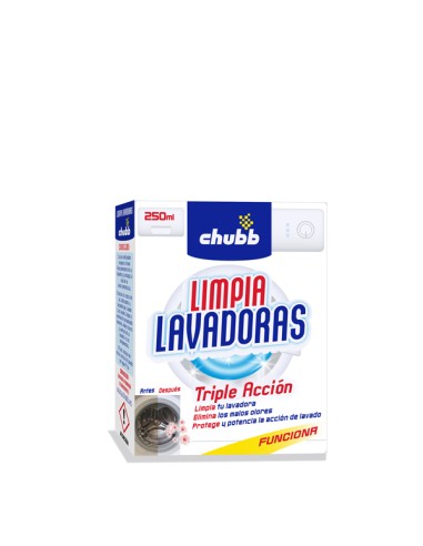 CHUBB LIMPIALAVADORAS TRIPLE ACCION 250ML