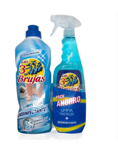LAS 3 BRUJAS PACK LIMPIAZUL + LIMPIACRISTALES