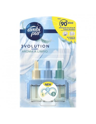 AMBIPUR 3VOLUTION AROMA A LIMPIO RECAMBIO