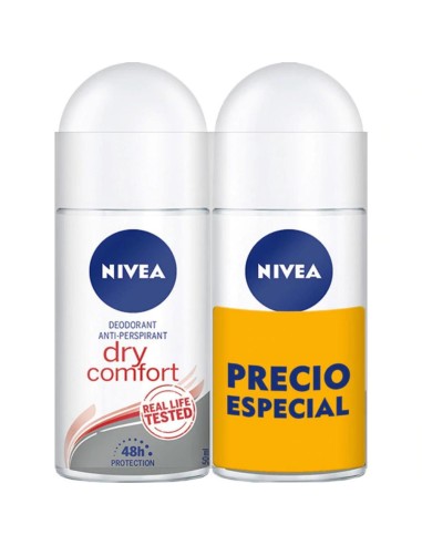 NIVEA DEO ROLL ON PROTEGE Y CUIDA 2X50ML PACK AHORRO