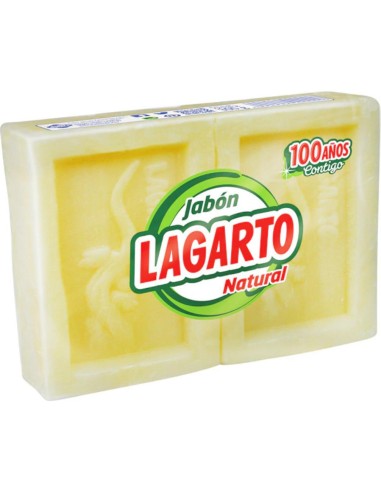 LAGARTO JABON PASTILLA VEGETAL 2X150GR