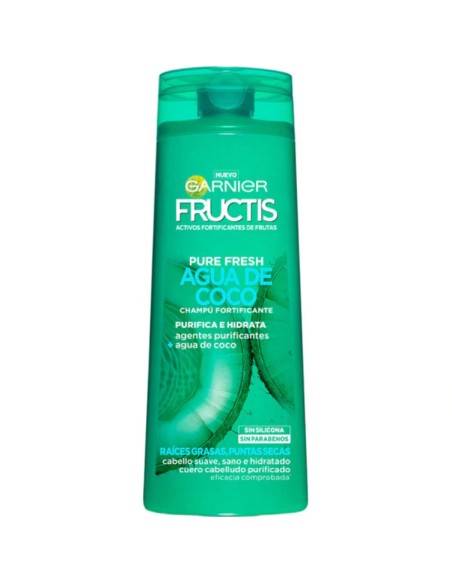 FRUCTIS CHAMPU PURE FRESH  AGUA DE COCO 380ML
