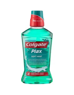 COLGATE ENJUAGUE PLAX MENTA SUAVE 500ML 