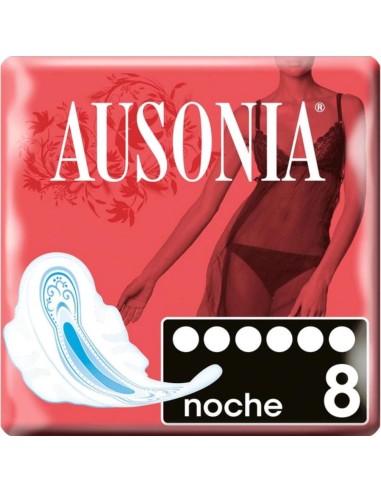 AUSONIA COMPRESA ULTRAFINA ALAS NOCHE 9U
