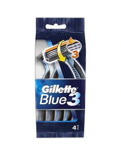 GILLETTE BLUE III MAQU AFEITAR 4+1
