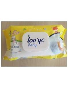 LOVYC TOALLITAS 20U BEBE ALOE VERA