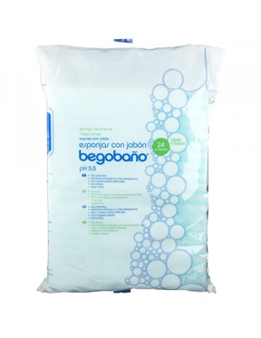 BEGOBAÑO ESPONJAS JABONOSAS PH 5.5 24U