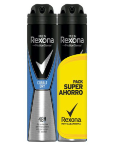 REXONA DEO COBALT DRY PACK 2X200ML 2