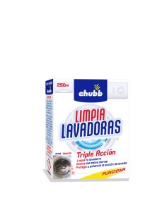 CHUBB LIMPIALAVADORAS TRIPLE ACCION 250ML