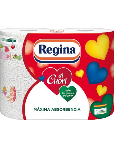 REGINA DI CUORI PAPEL COCINA X2R
