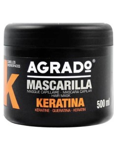 AGRADO MASCARILLA CAPILAR KERATINA 500ML
