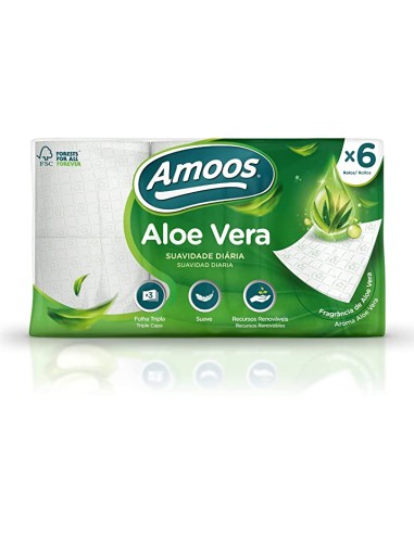 AMOOS PAPEL HIG ALOE VERA 6R 3C (69)