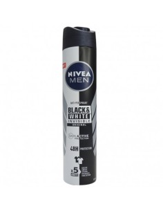 NIVEA  MEN DEO INVISIBLE BLACK AND WHITE 200ML
