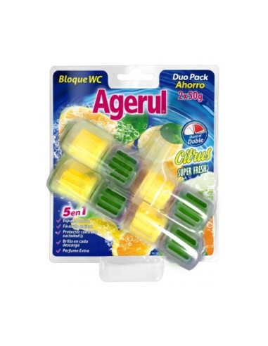 AGERUL BLOQUE WC CITRUS PACK 2