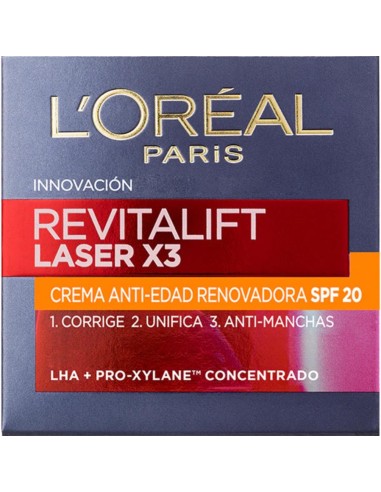 LOREAL REVITALIFT LASER X3 CREMA DIA ANTIARRUGAS 50ML