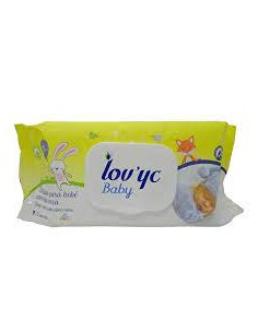 LOVYC TOALLITAS CREMA SENSIBLE 72U