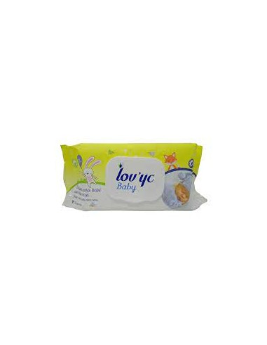 LOVYC TOALLITAS CREMA SENSIBLE 72U