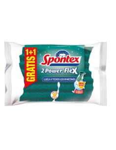 SPONTEX  POWER FLEX ESTROP 1+1